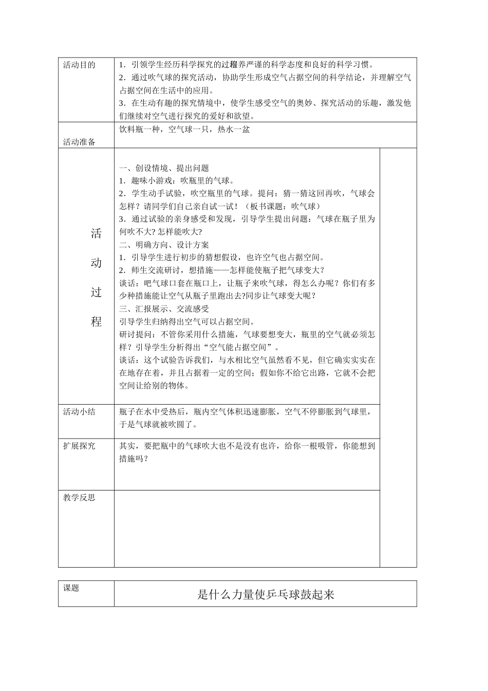 2025年小学三年级下册科技活动教案全册_第2页
