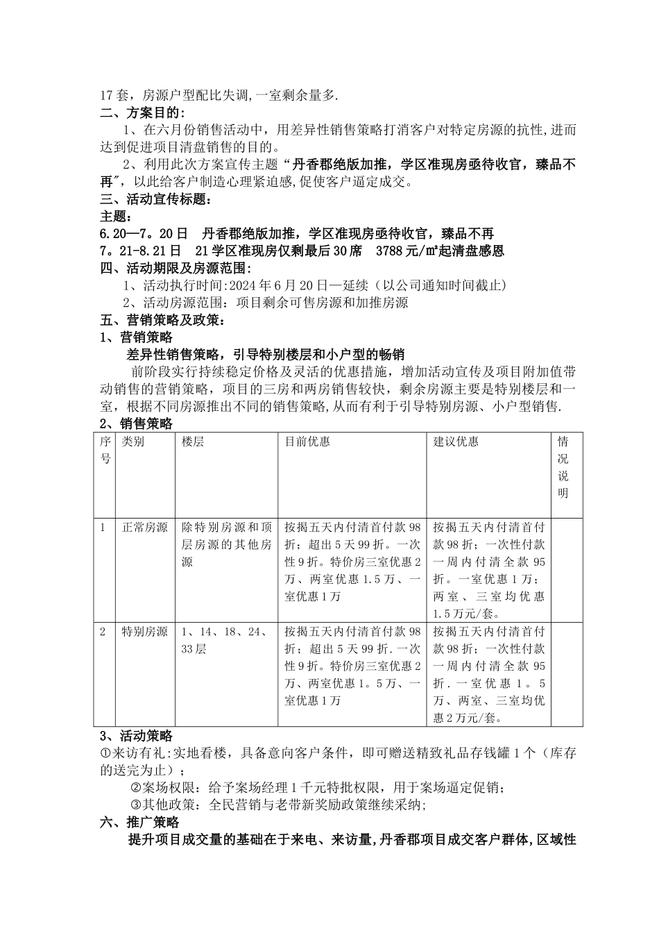 学区房营销方案_第3页