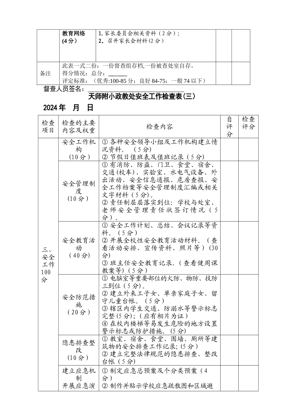 学校常规管理工作检查表_第3页