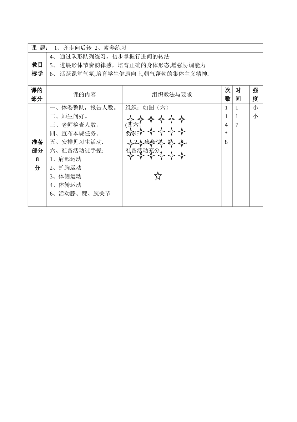 学校教育初一下学期全套体育教案_第3页