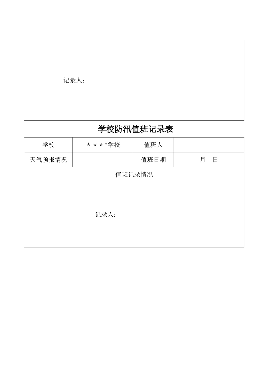 学校防汛值班制度_第2页