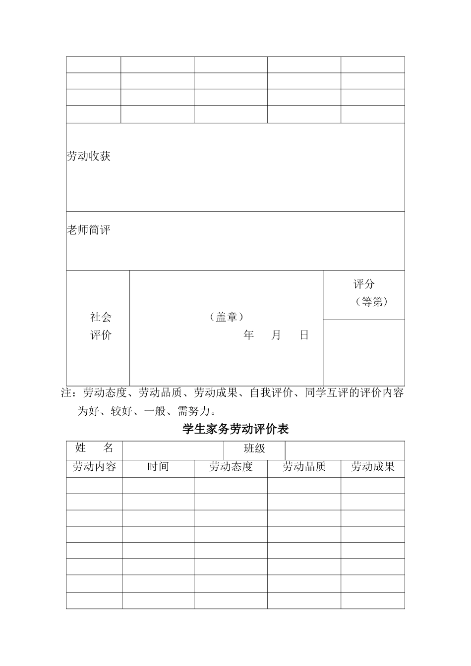 学生劳动评价制度_第3页