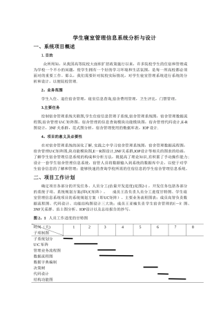 学生宿舍管理信息系统