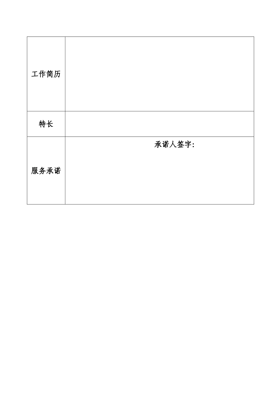 学雷锋志愿服务队登记表_第2页