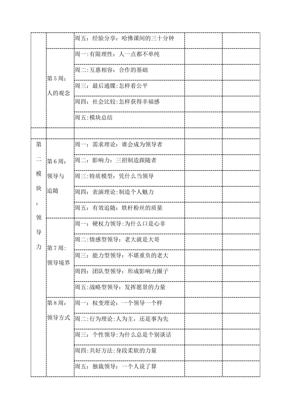 宁向东的清华管理学课学习计划_第2页