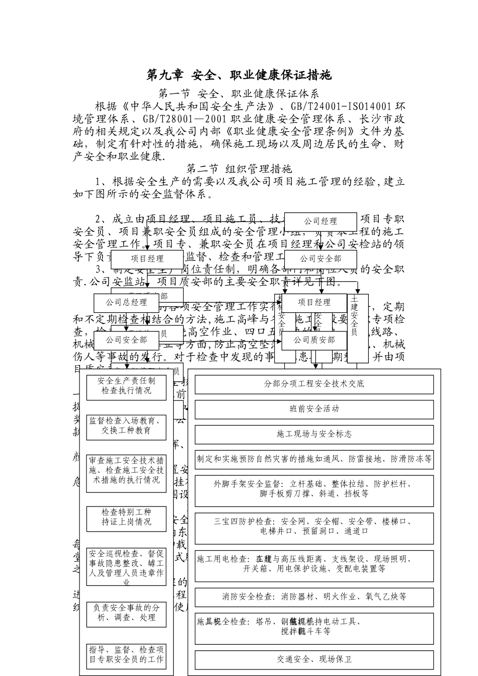 安全、职业健康保证措施_第1页
