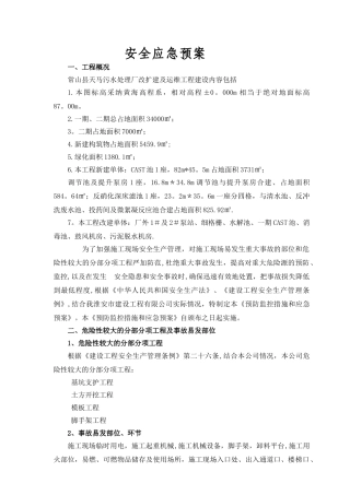 安全应急预案12455