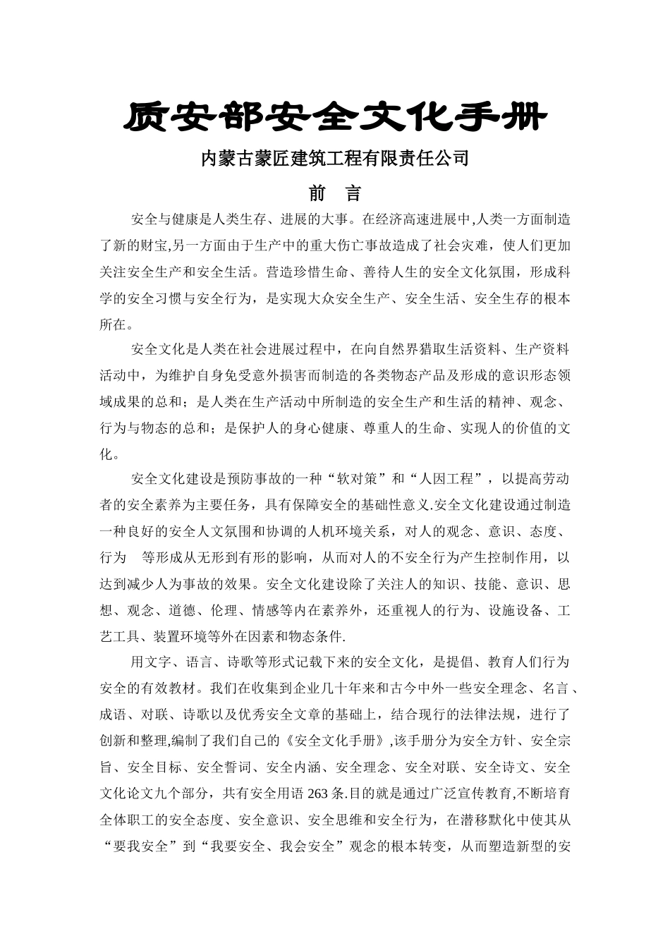 安全文化手册_第1页