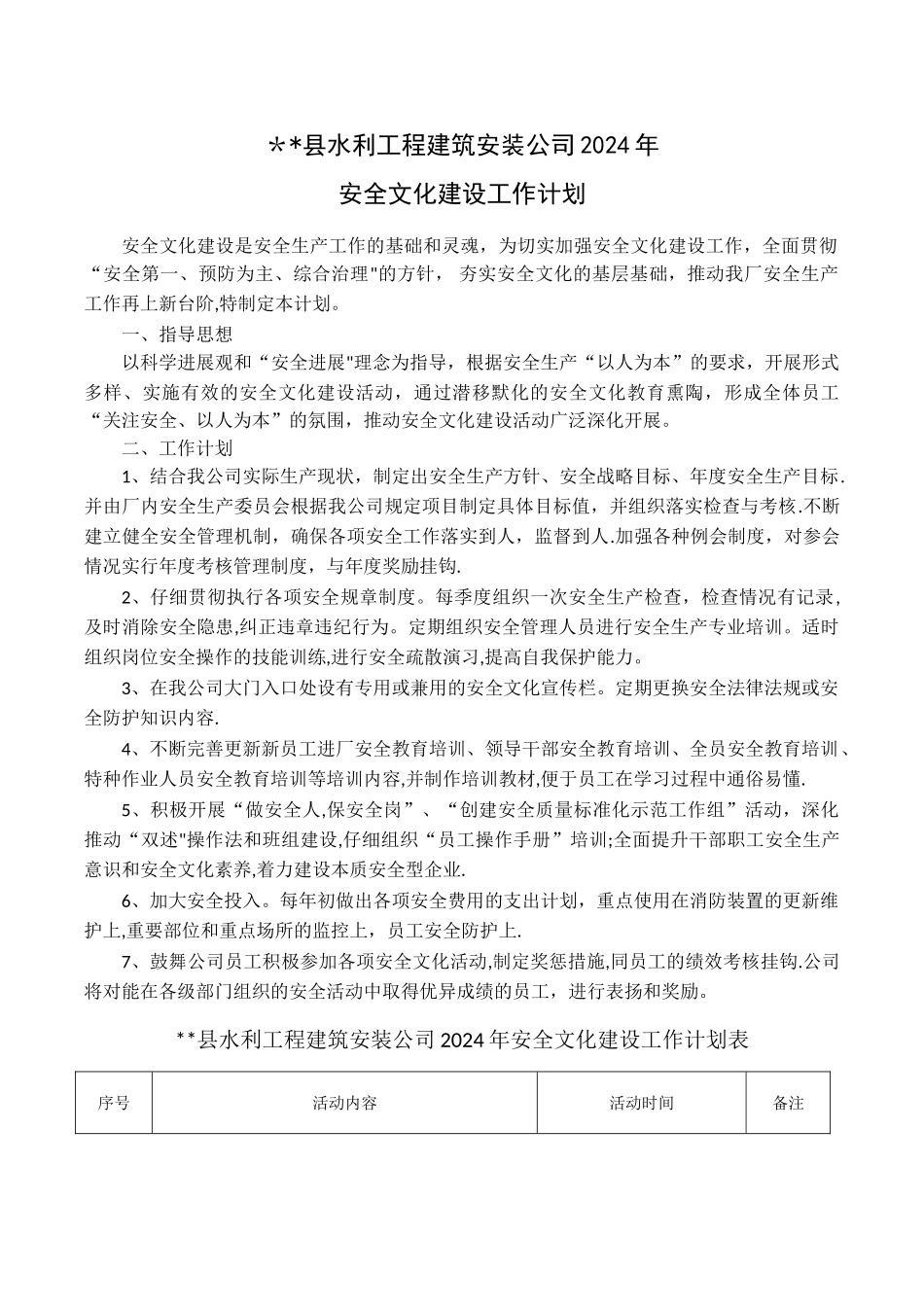 安全文化建设规划和计划_第1页
