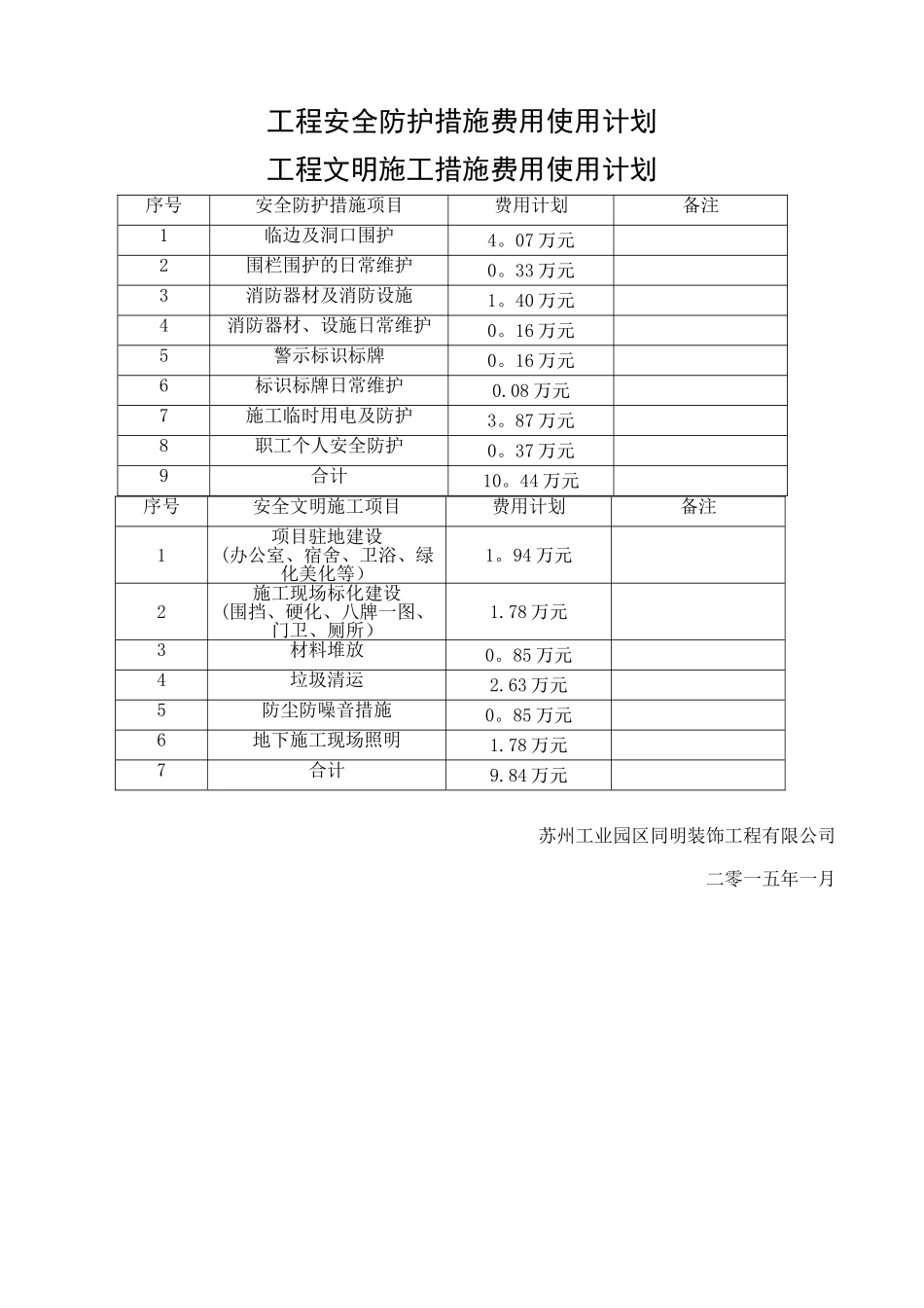 安全文明措施费用使用计划_第2页