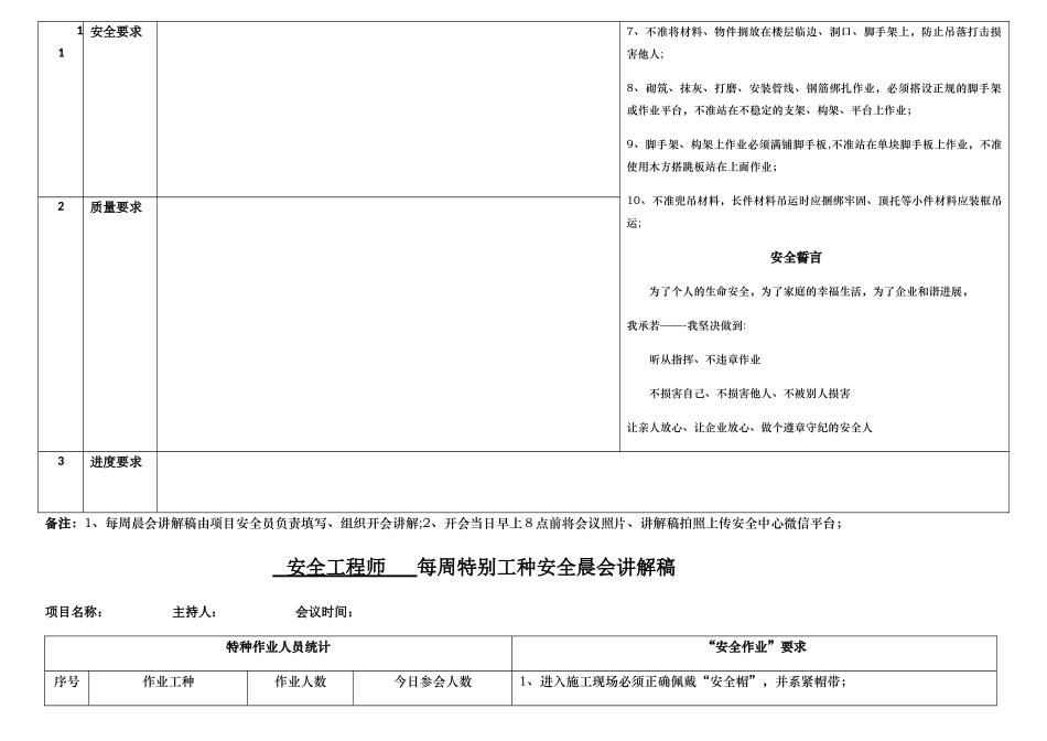 安全晨会模板_第3页
