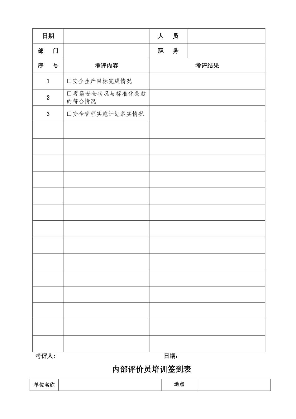 安全标准化绩效评定计划_第2页