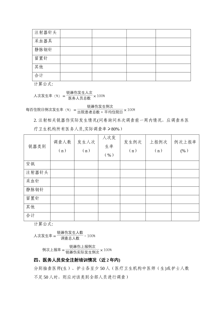 安全注射现状调查表_第3页
