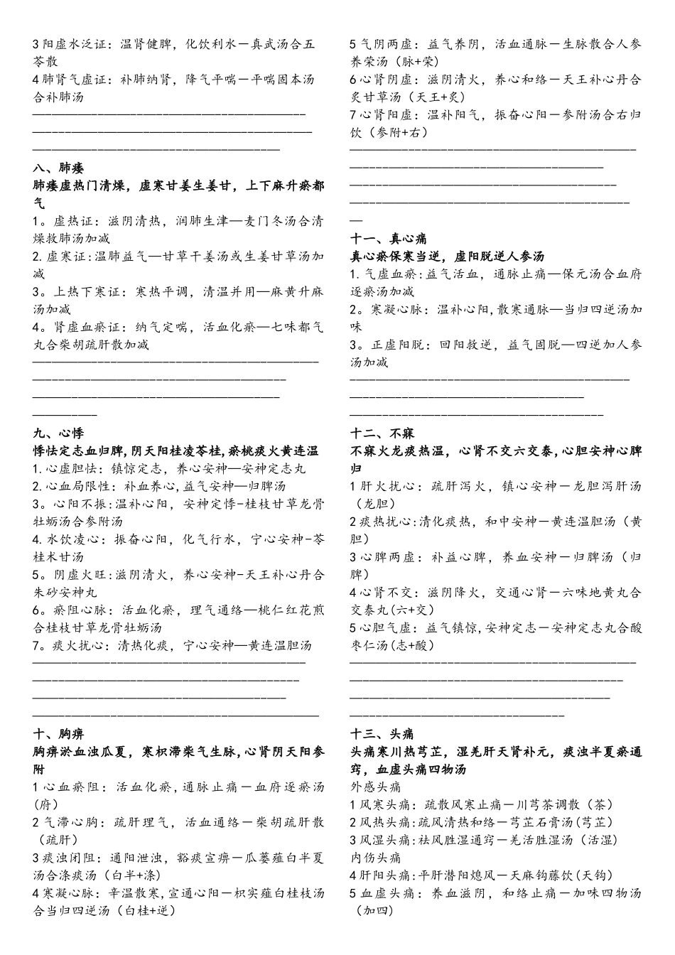 2025年中医内科学整理必背_第2页