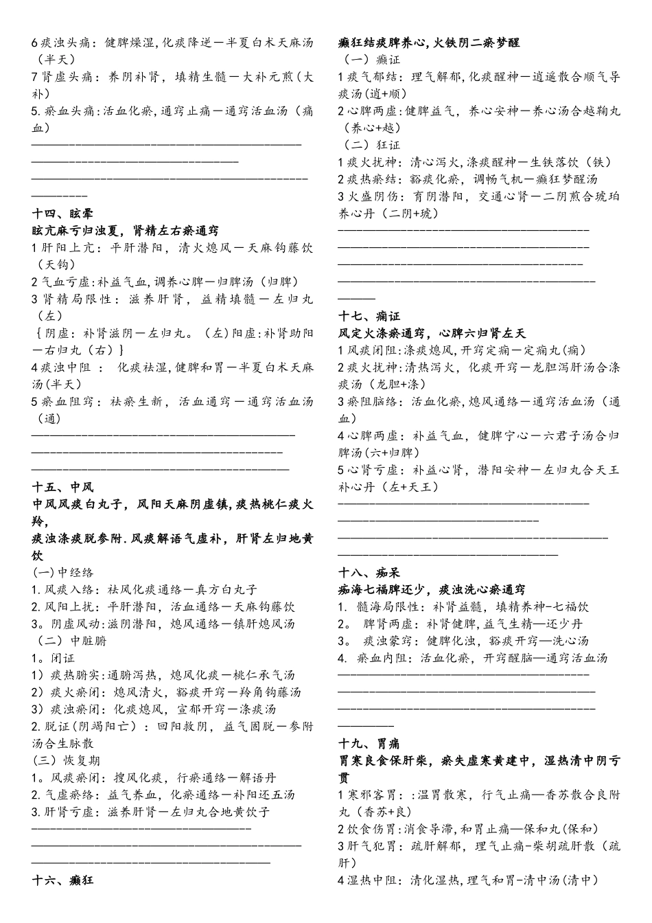 2025年中医内科学整理必背_第3页