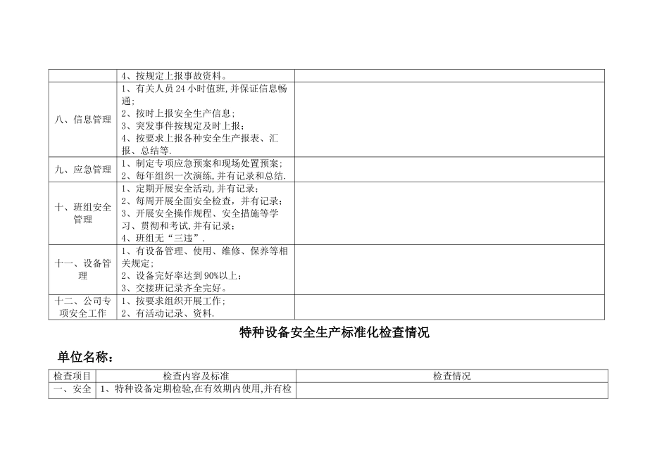 安全生产标准化检查表_第3页