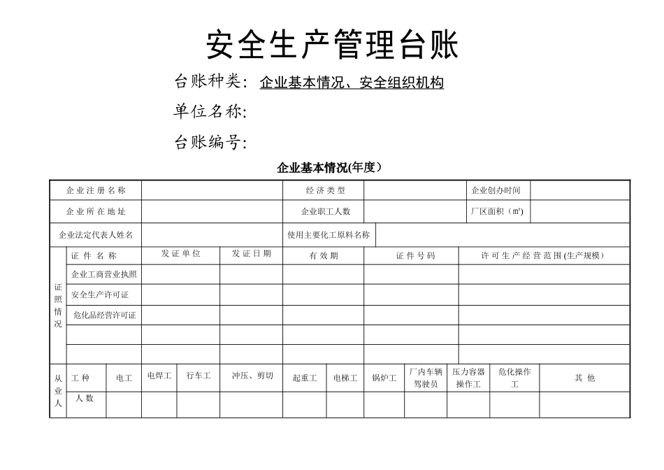 安全生产管理台帐范本_第2页
