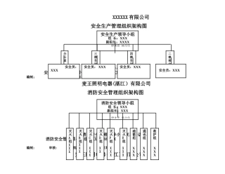 安全生产管理机构图