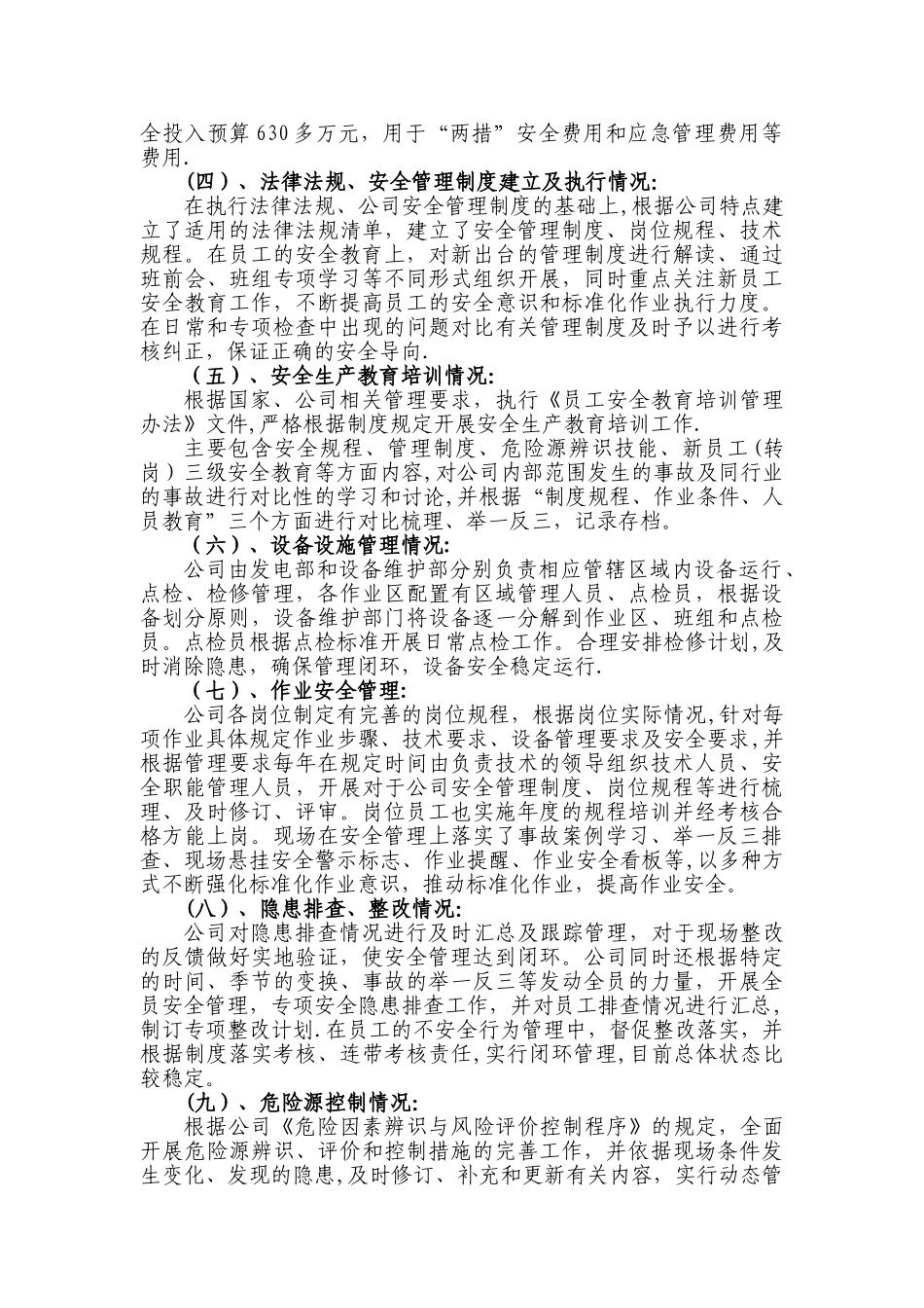 安全生产绩效评定报告_第2页