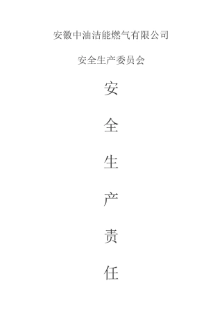 安全生产责任书(加气员)