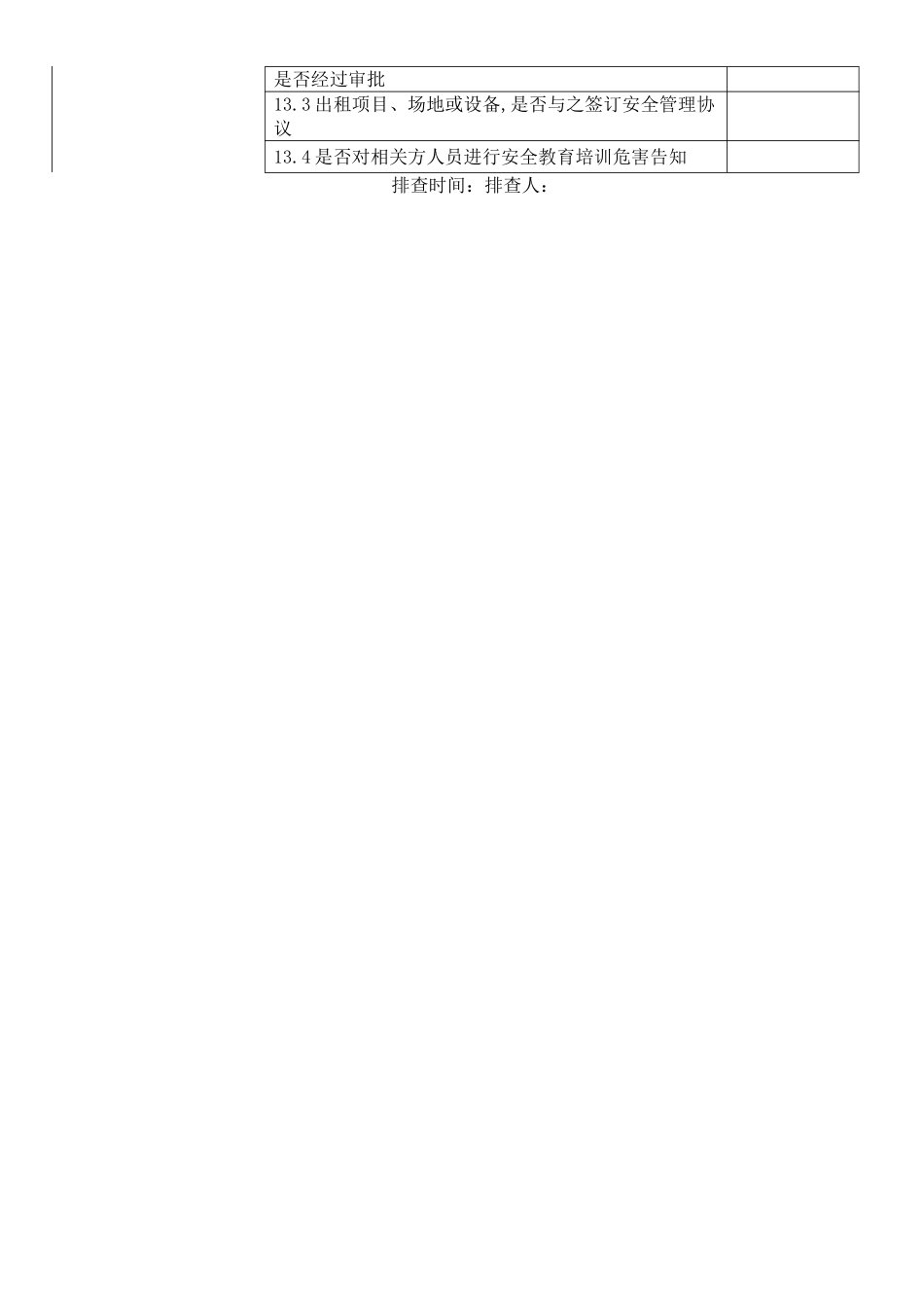 安全生产隐患排查清单_第3页