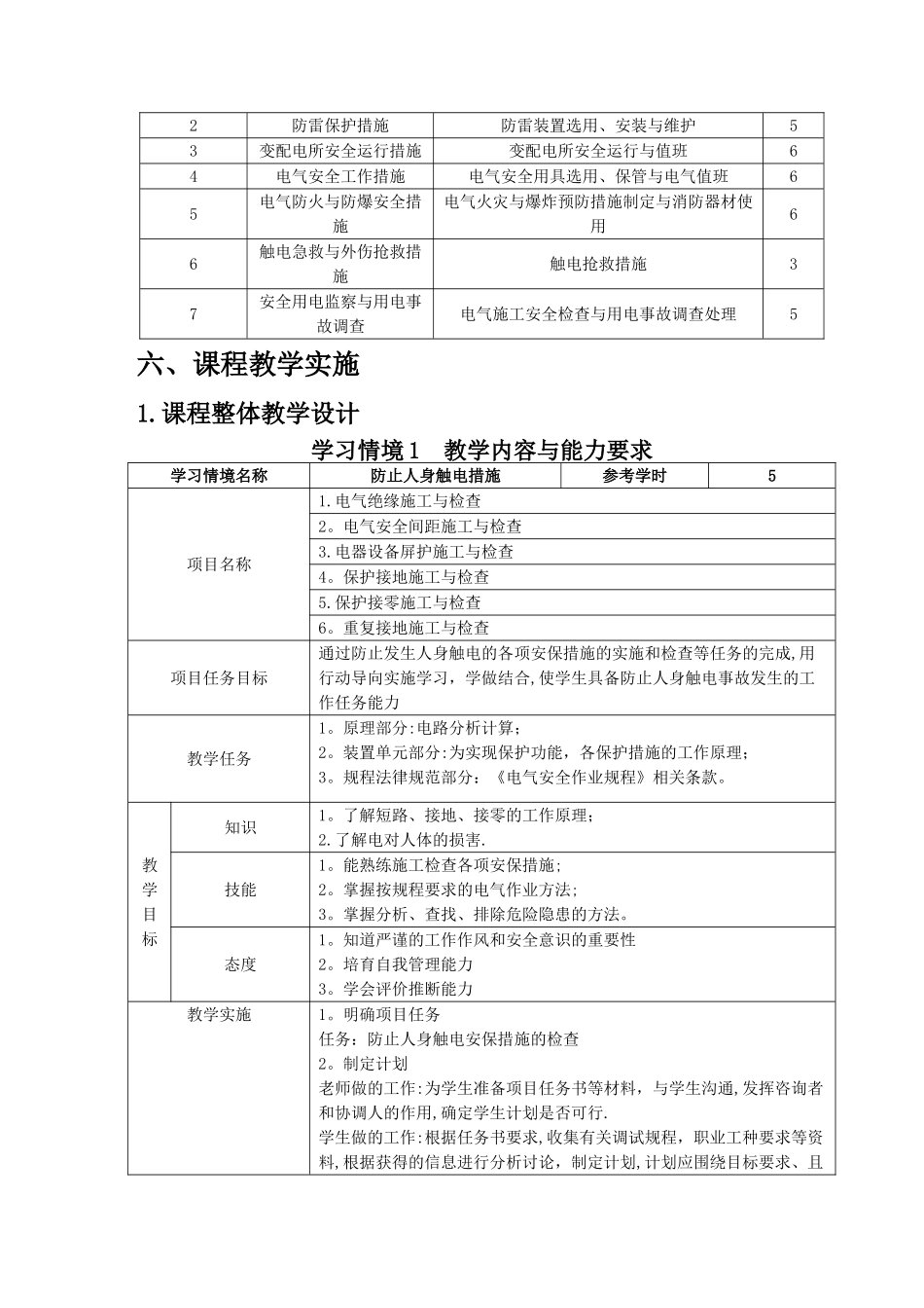 安全用电课程标准_第3页