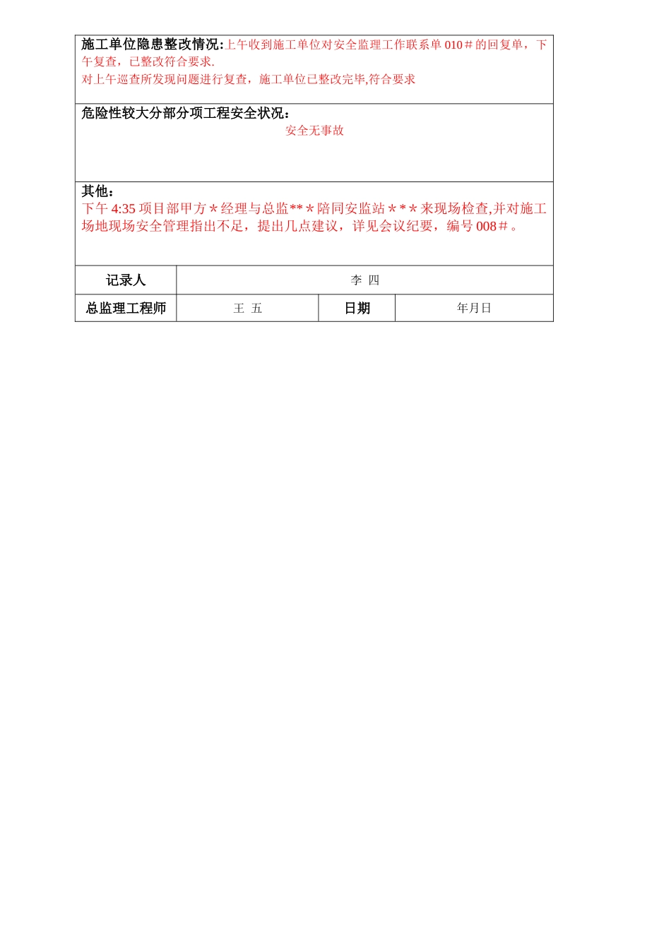 安全监理日志-范例_第2页