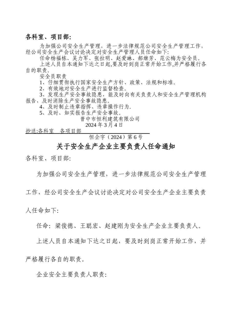 安全管理人员任命书_第3页