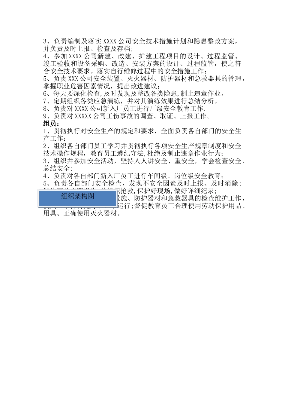 安全管理小组架构及职责_第2页