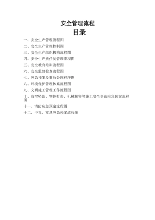 安全管理流程图(通用版)