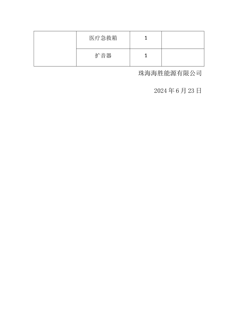 安全防护、环境保护、消防设施设备清单_第2页