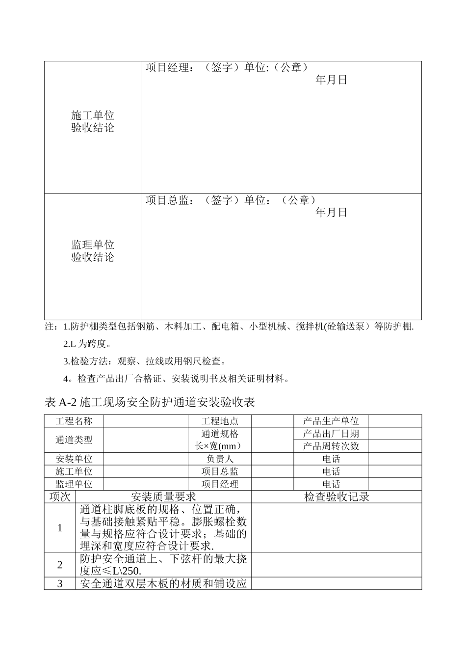 安全防护设施验收表_第2页