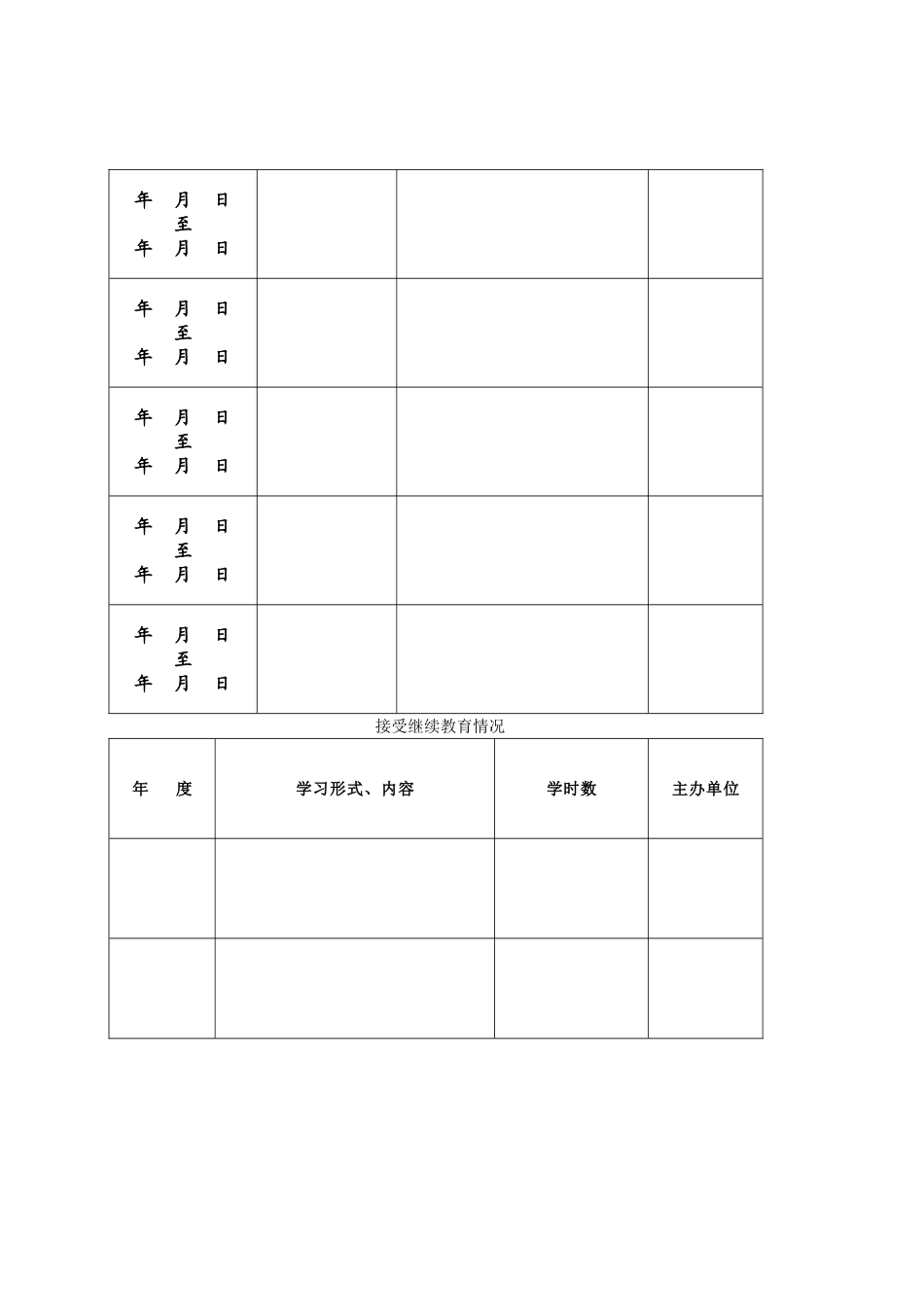 安徽省专业技术职务任职资格评审表_第3页