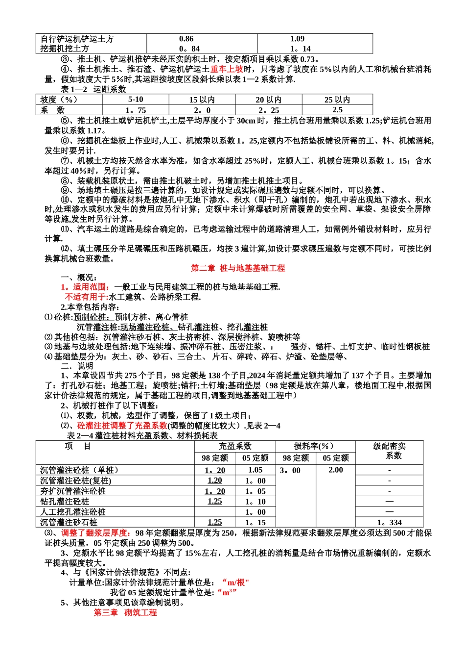 安徽省建筑工程消耗量定额_第3页