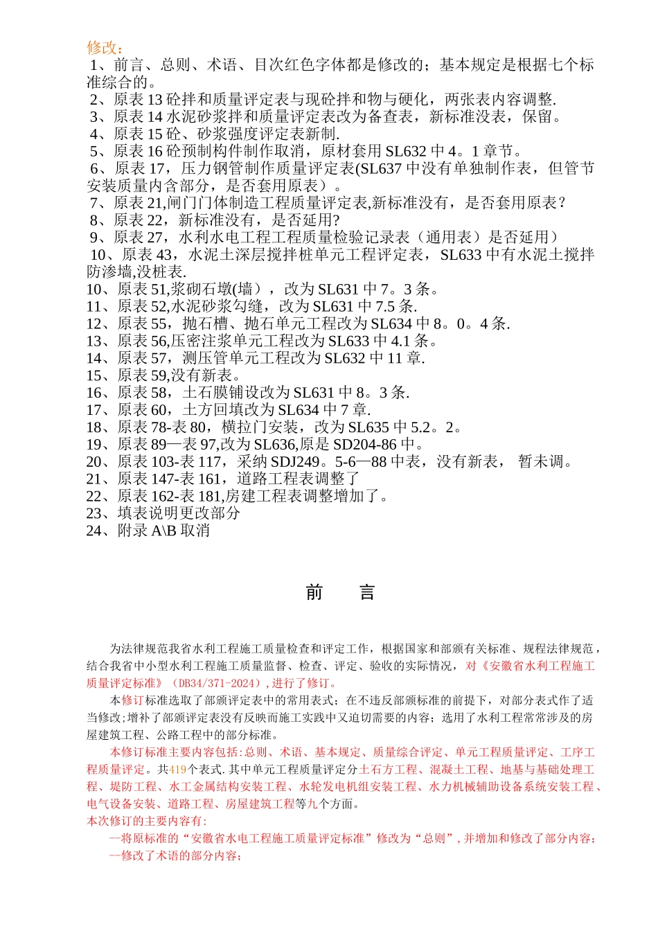 安徽省水利工程施工质量评定标准_第2页