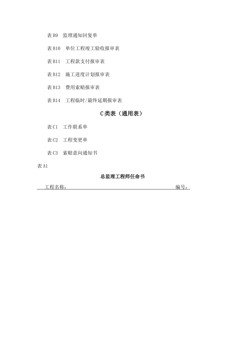 安徽省监理规范表格_第2页