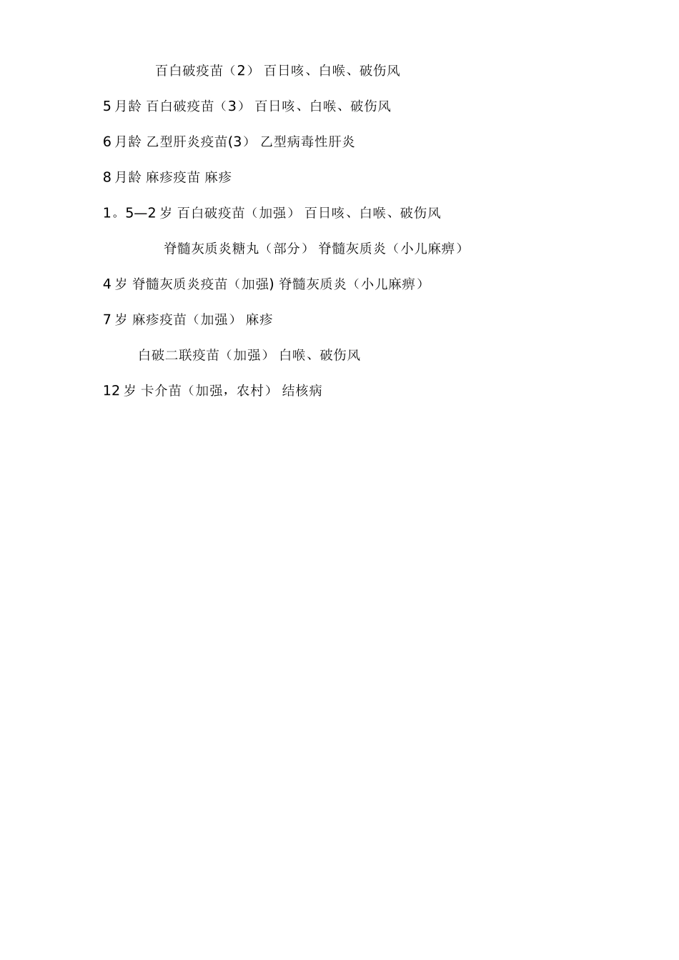 宝宝预防针时间表_第3页