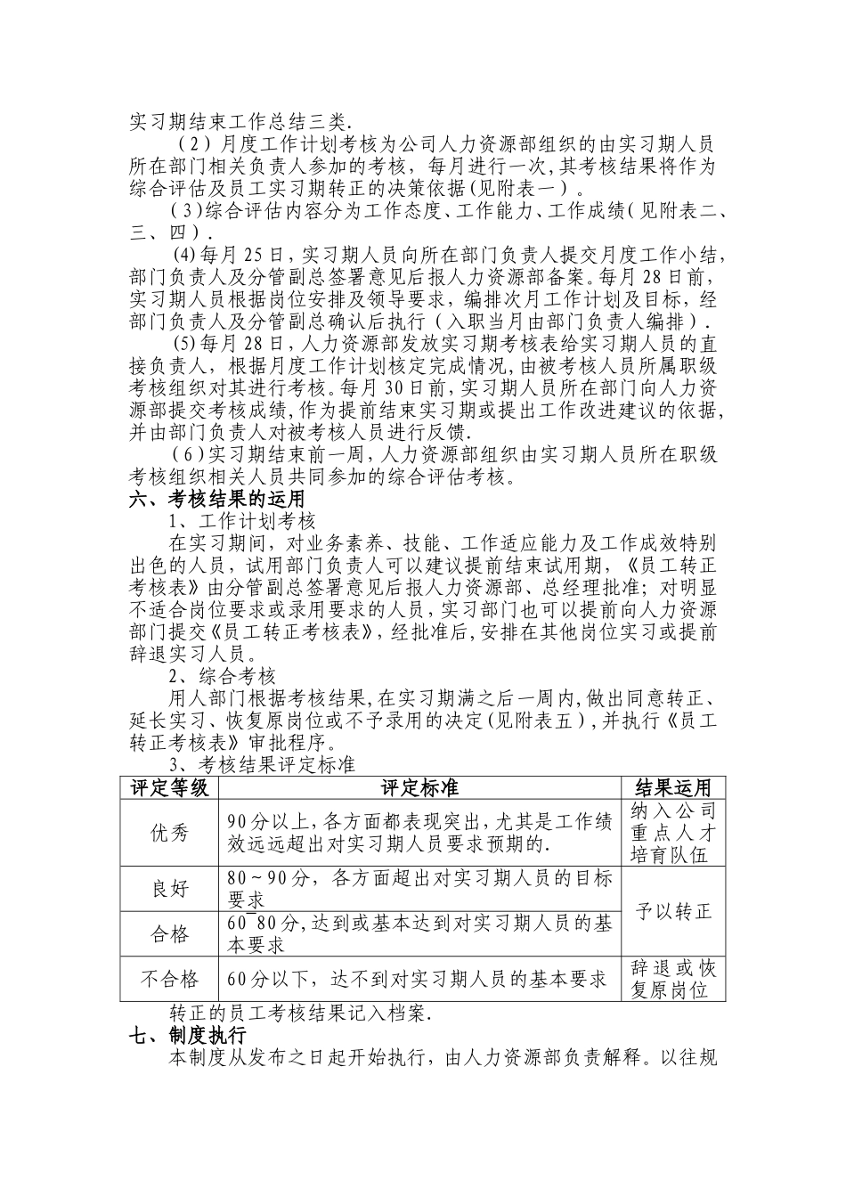 实习人员考核制度_第2页