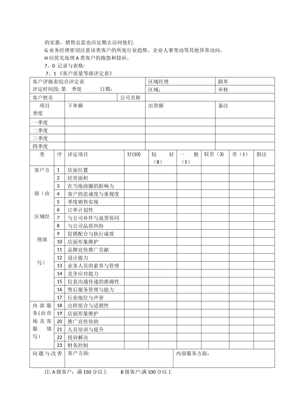 客户分级管理制度_第3页