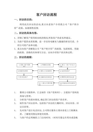 客户回访流程