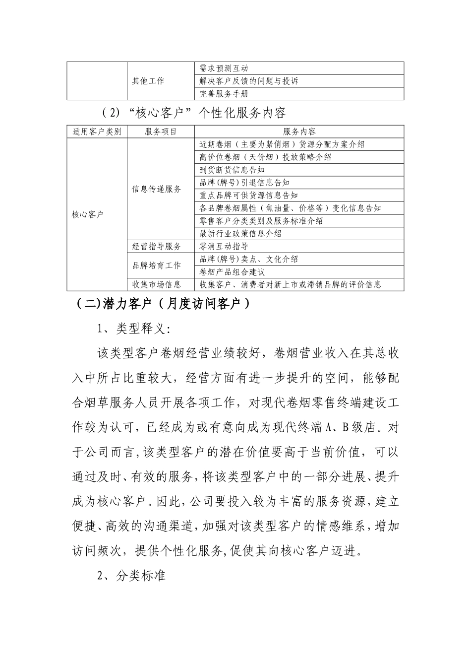 客户经理拜访服务标准与工作流程_第3页