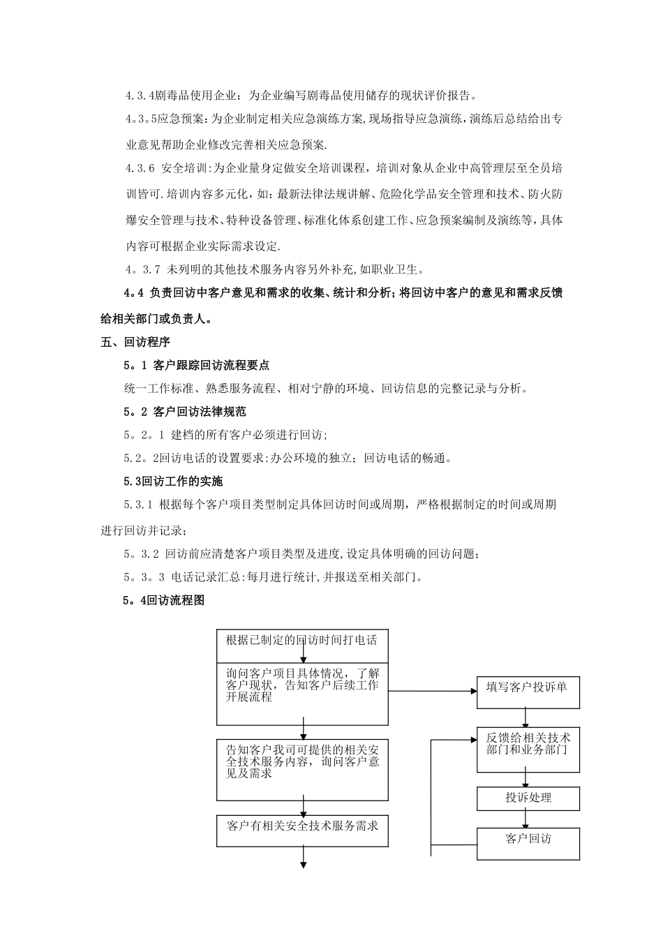 客服员电话回访管理流程及规范_第2页
