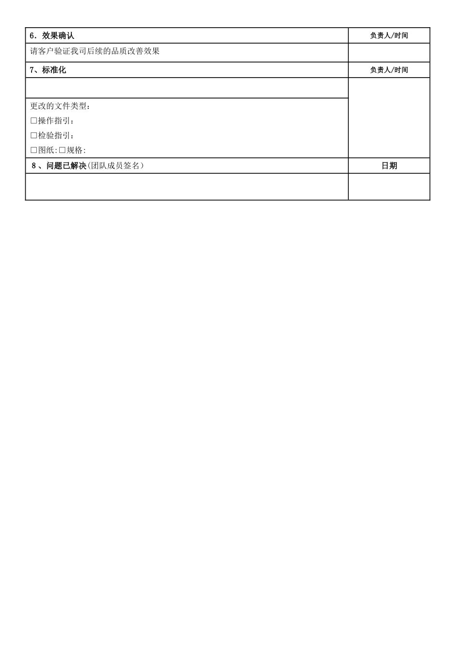 客诉品质异常及整改报告表_第2页