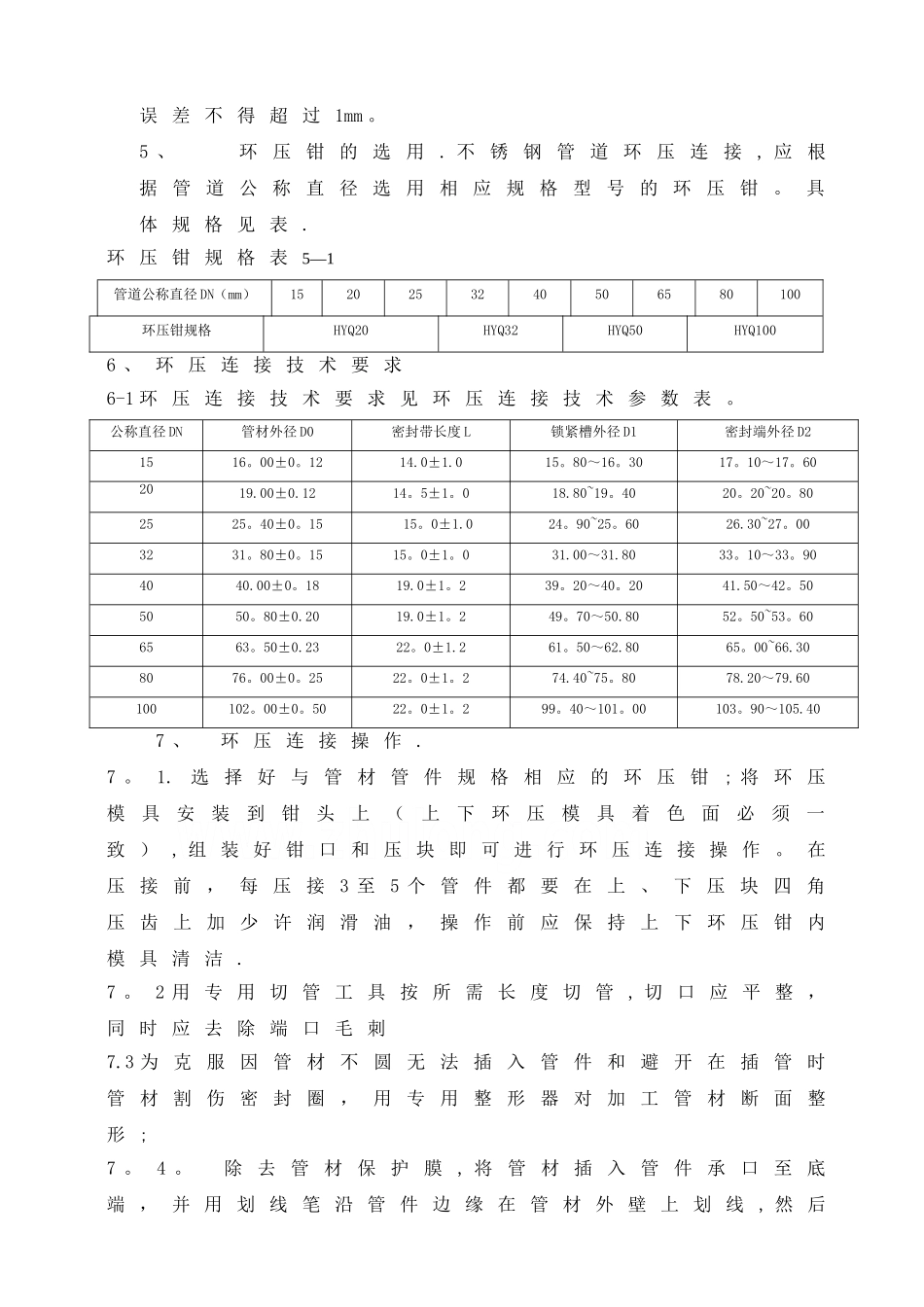 室内薄壁不锈钢给排水管道施工工艺_第3页