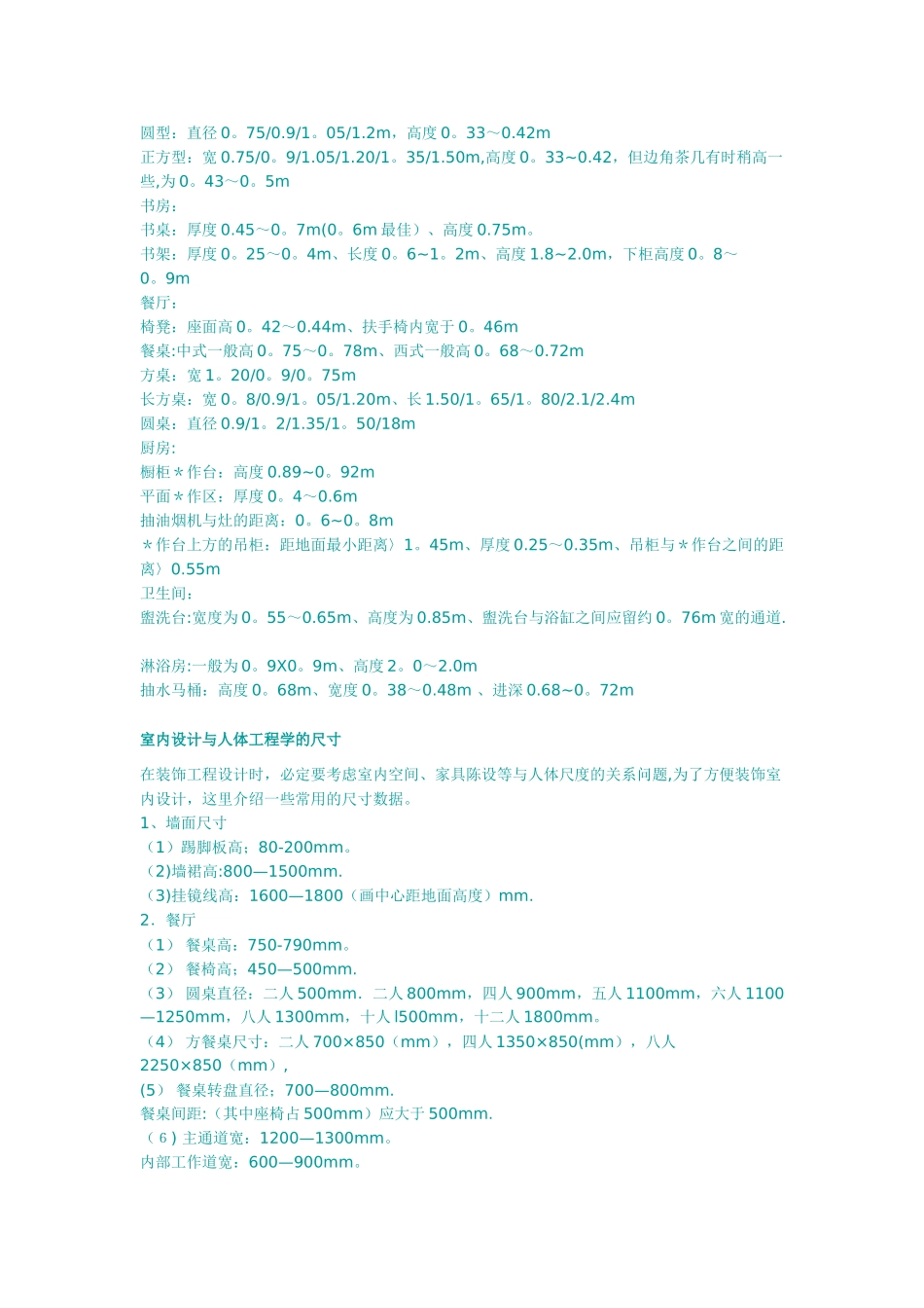 室内设计人体工程学_第2页