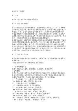 室内设计工程制图