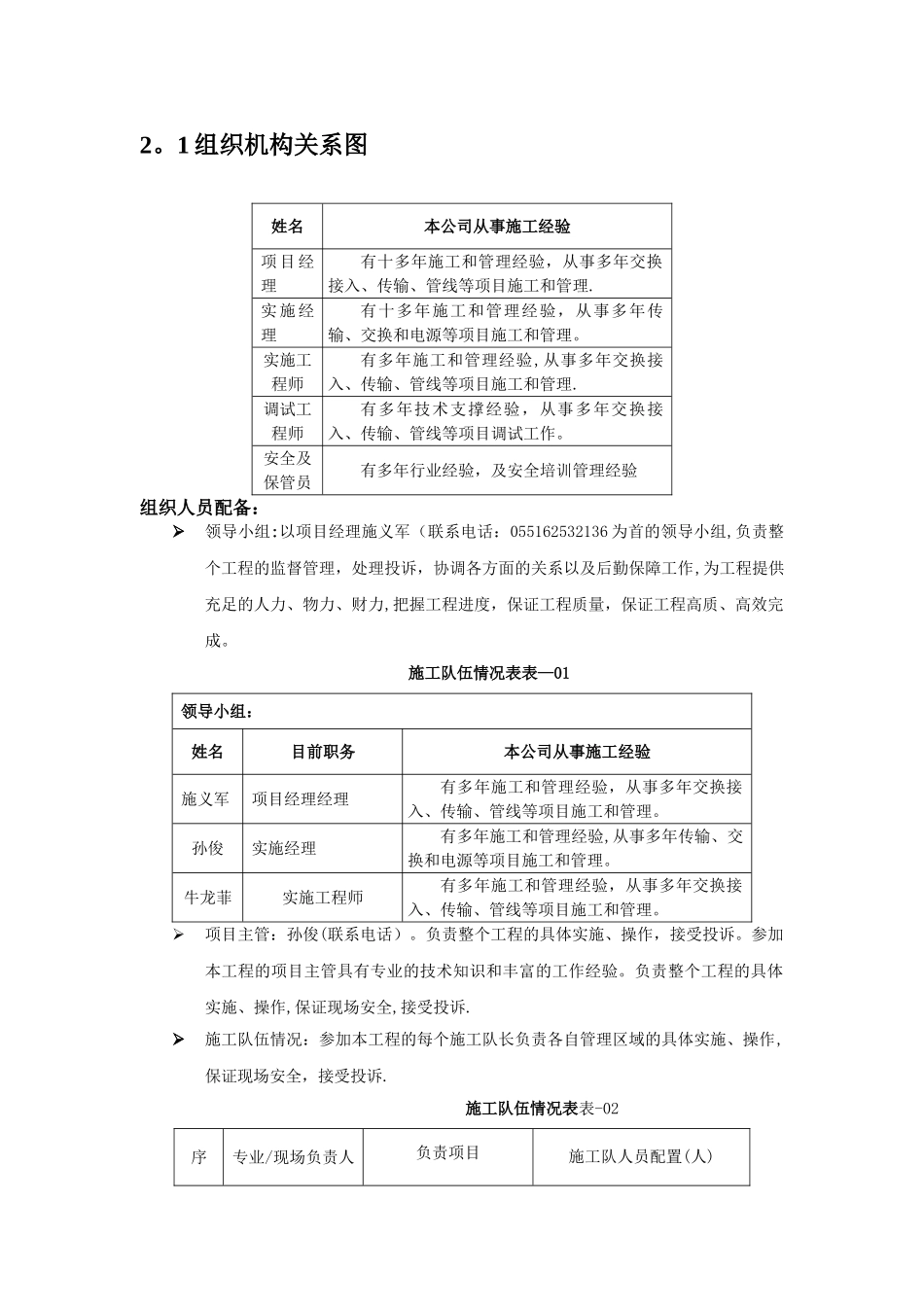 室外无线覆盖施工组织方案_第2页