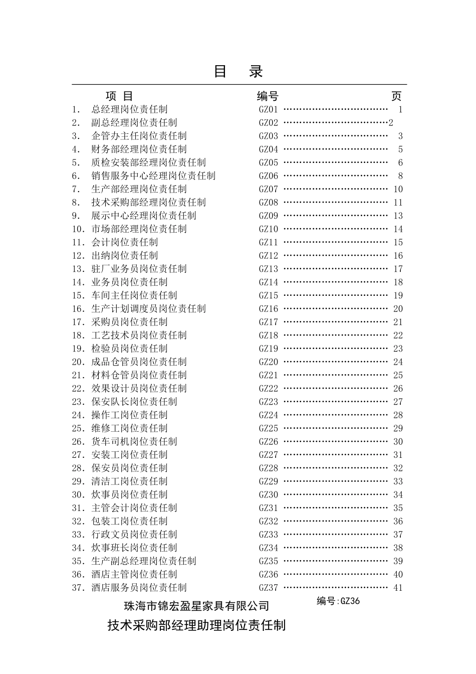 家具厂各岗位制度_第2页