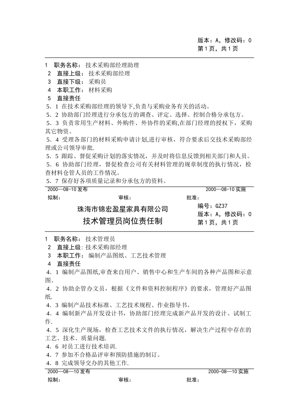 家具厂各岗位制度_第3页