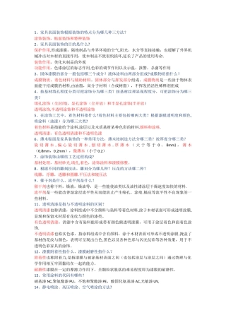 家具表面装饰思考题33